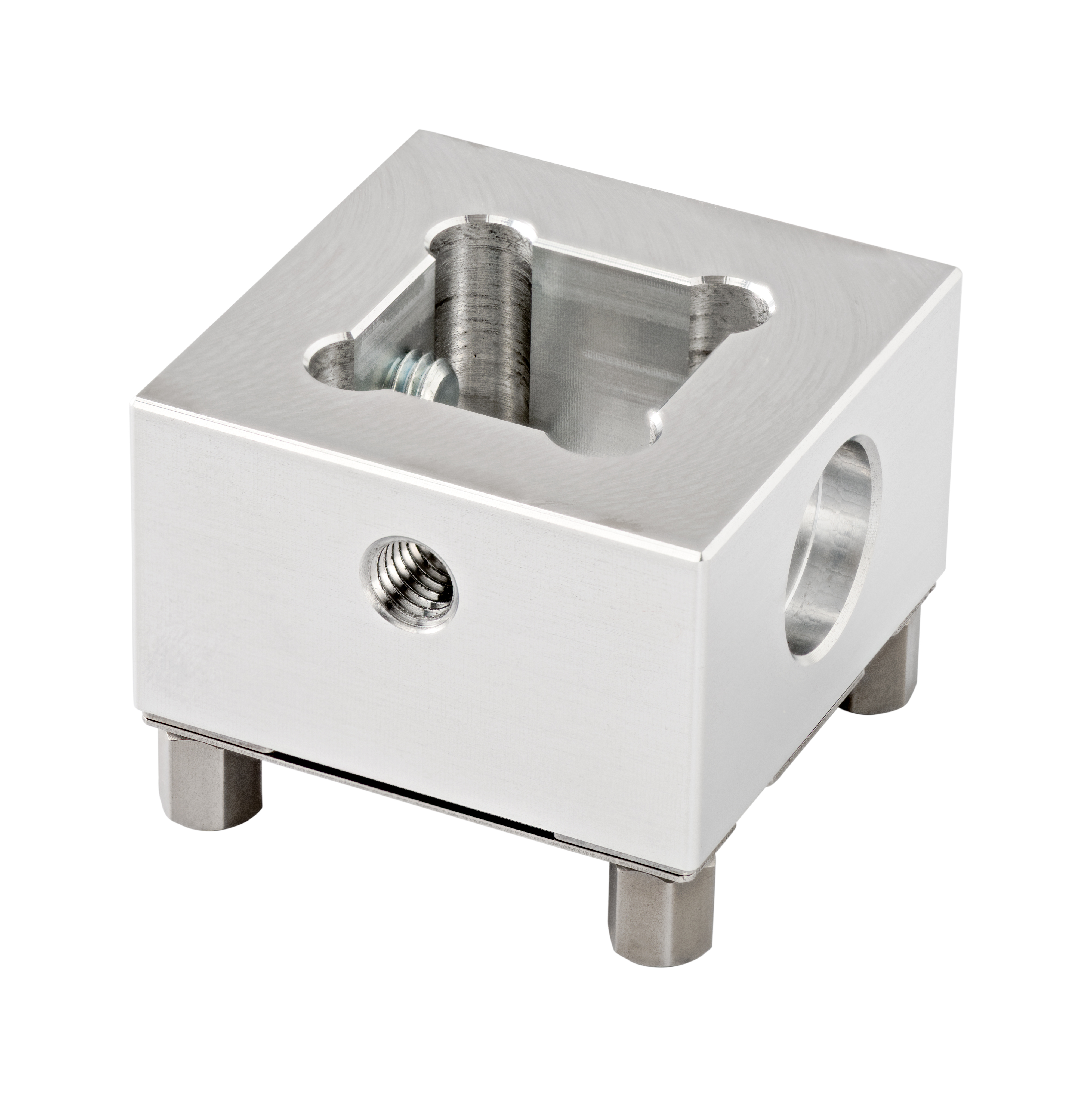 Halter Vierkant in Alu als Standard-Elektrodenhalter