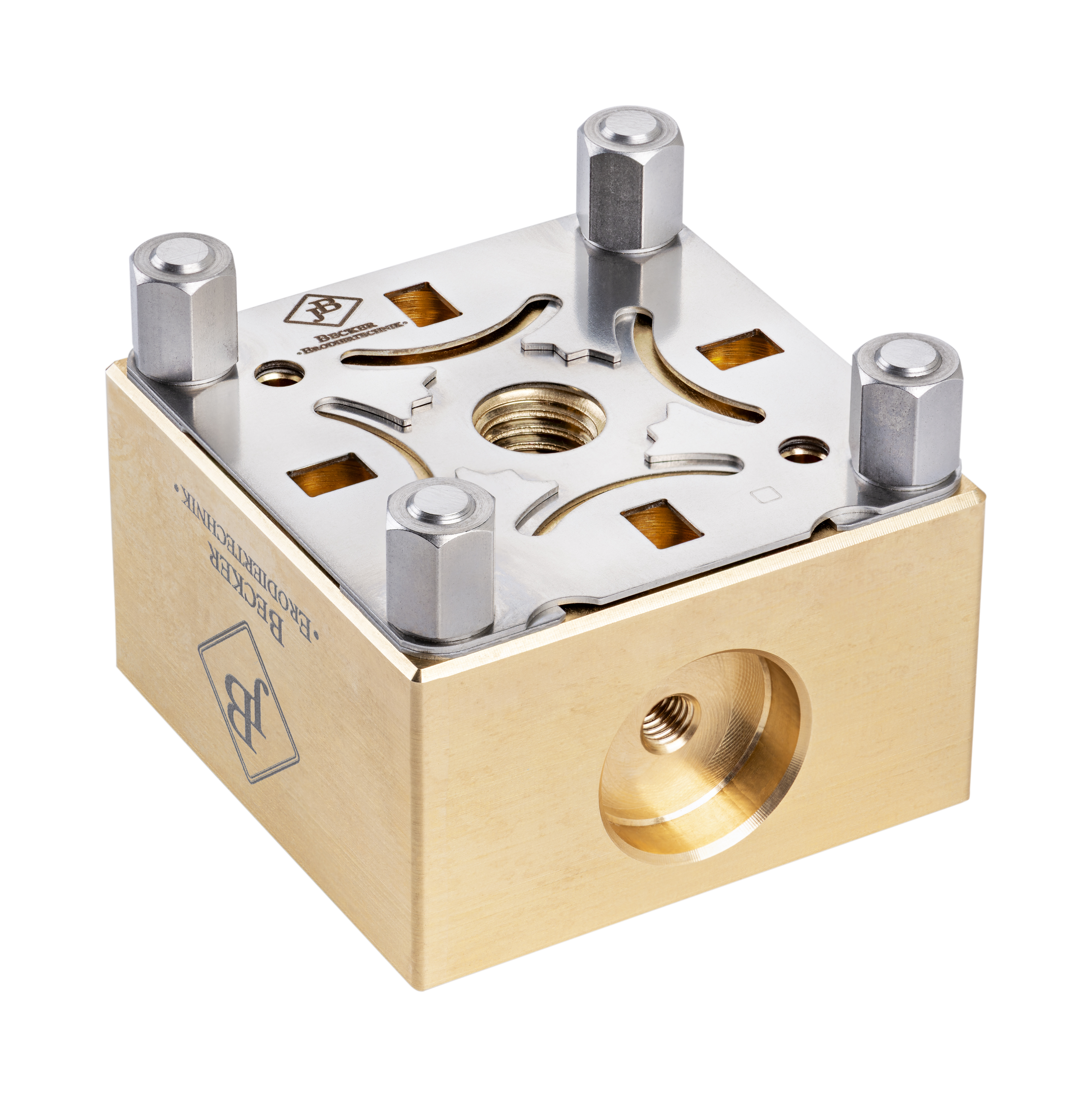 Elektrodenhalter mit gut erkennbaren Zentrierblech